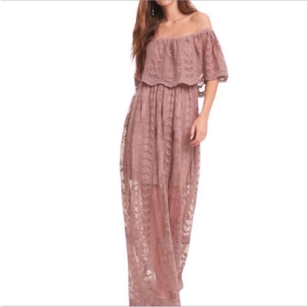 WISHLIST Lace Maxi Dress S